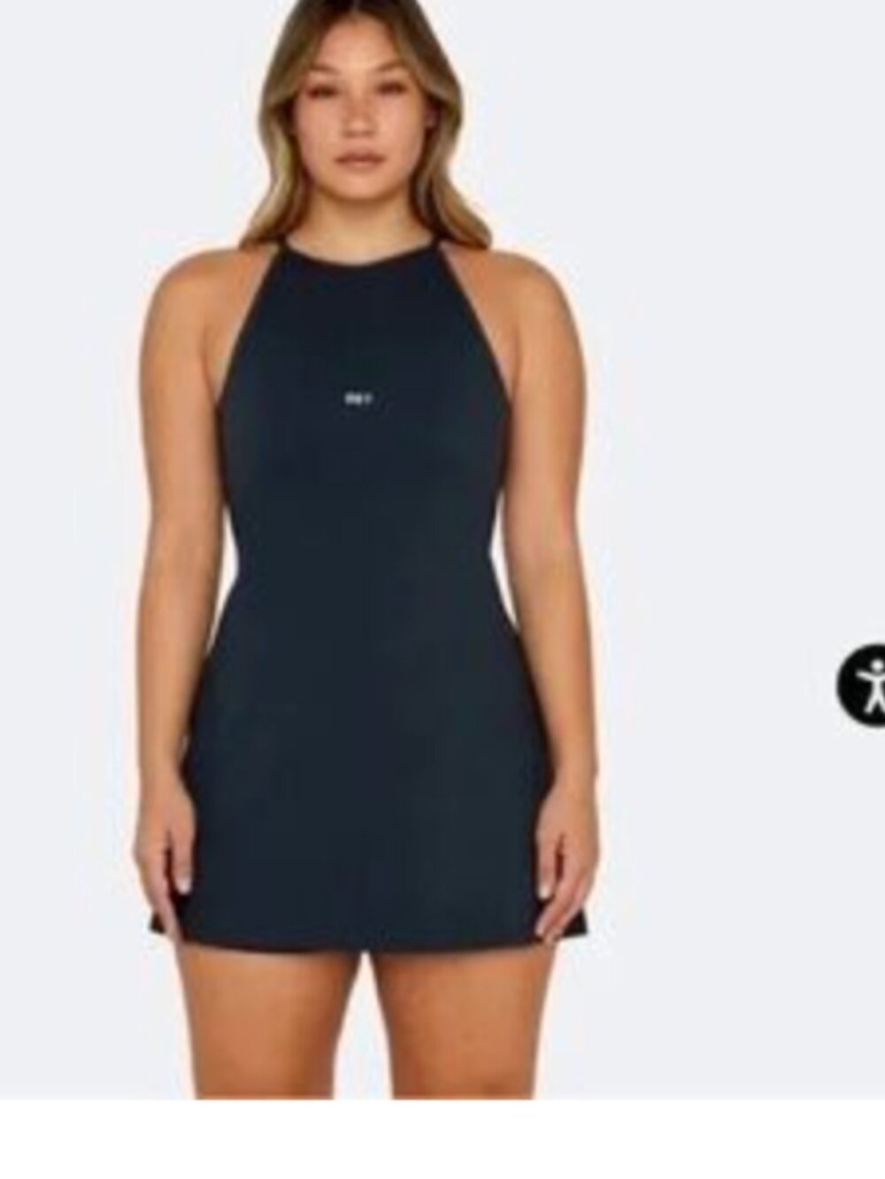 Set active SPORTBODY THE DRESS navy blue tennis dress athletic l large